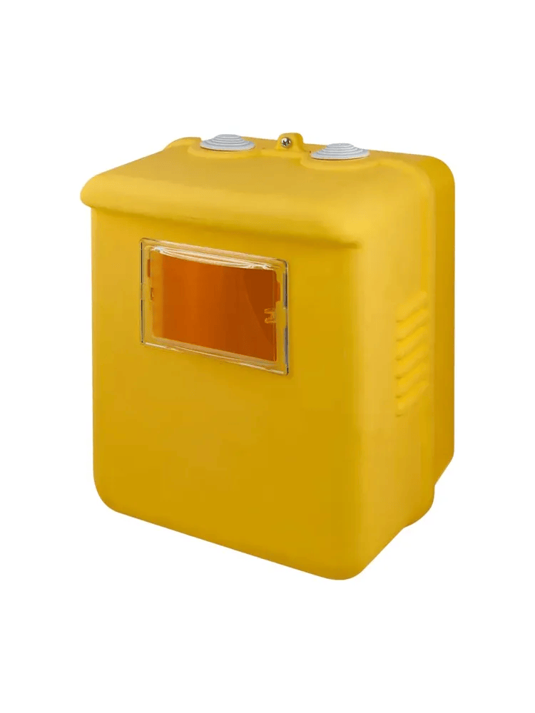 Пластиковый ящик для счетчика G4 (315х265х220) с окошком UPLAST