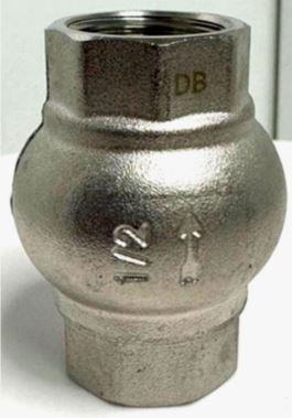 Обратный клапан с металическим штоком 1/2" ВН-ВН, исп.2, ViEiR (120/12шт)