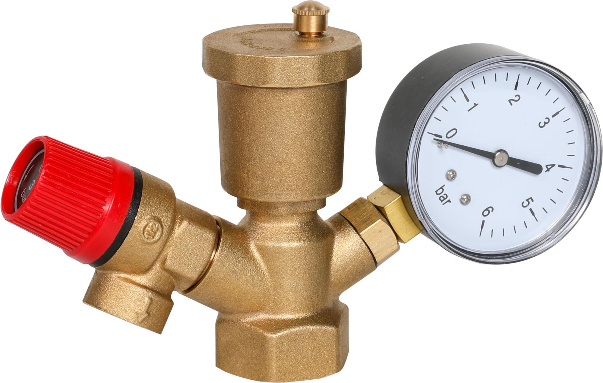 Группа безопасности котла 1" 1,5 бар Sibio