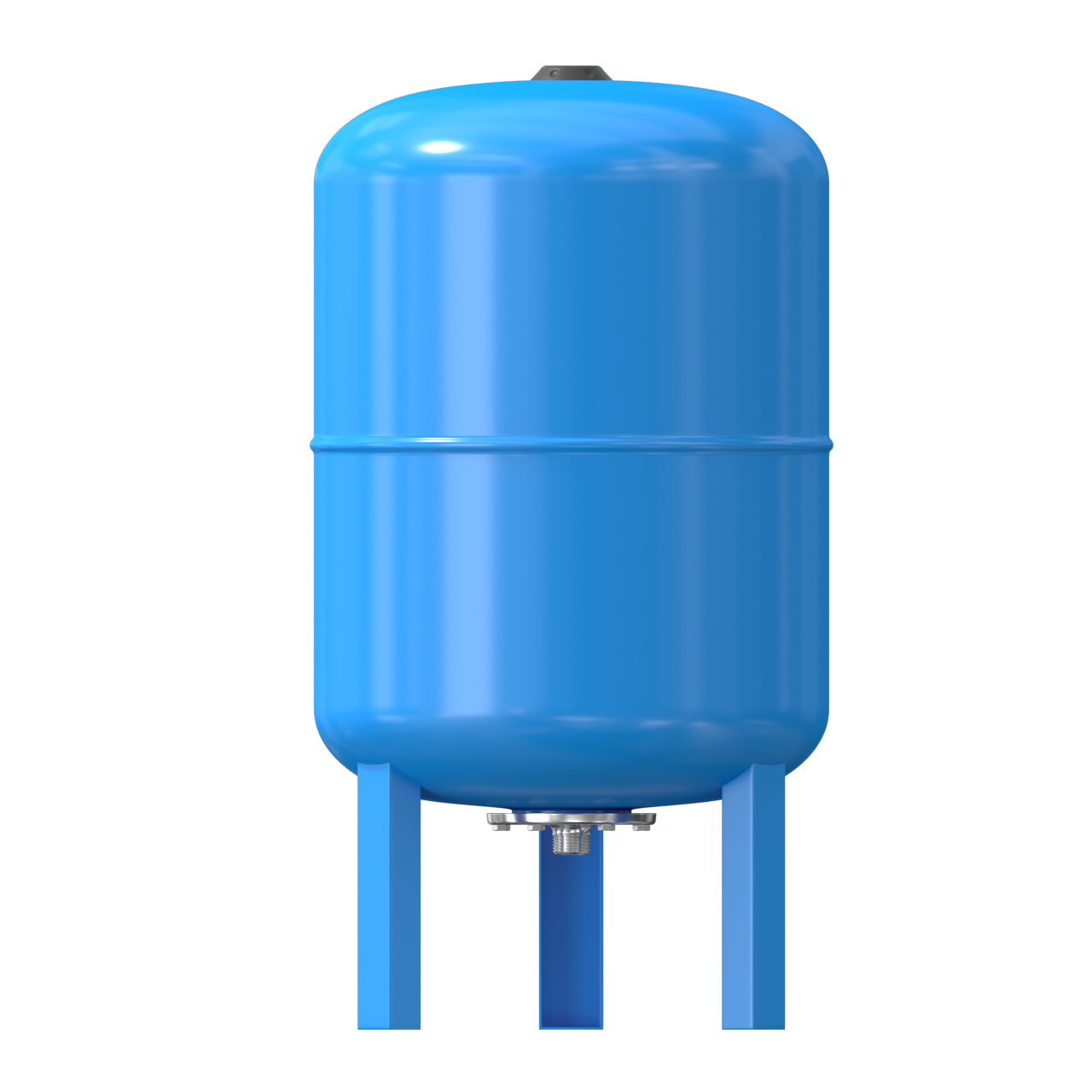 Гидроаккумулятор100л KRATS (ножки L) вертикальный 6 бар штуцер 1"