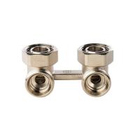 Узел нижнего подключения радиатора для двухтрубной системы, угловой 34 STOUT