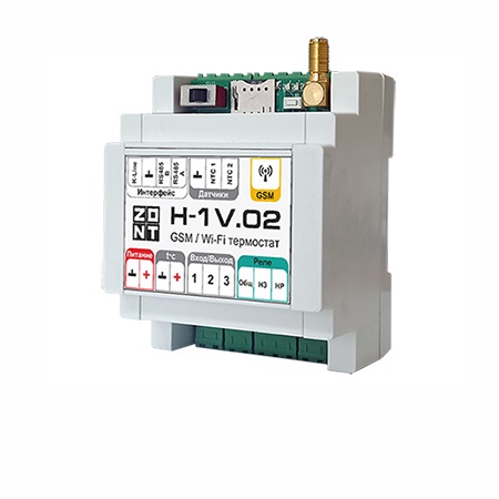 Контроллер отопительный ZONT H-1V.02 GSM / WI-FI