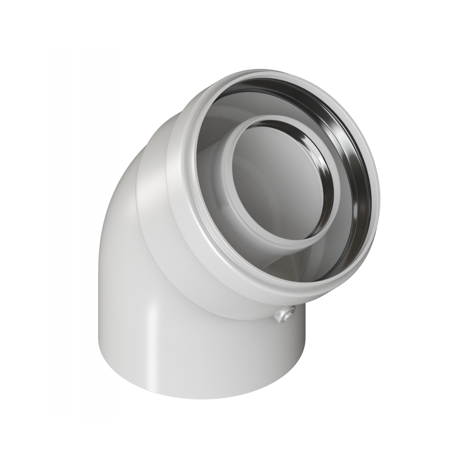 Отвод конденсационный угол 45гр. D60/100 KRATS (К)