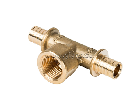 Тройник с внутренней резьбой 16x1/2"x16 STOUT