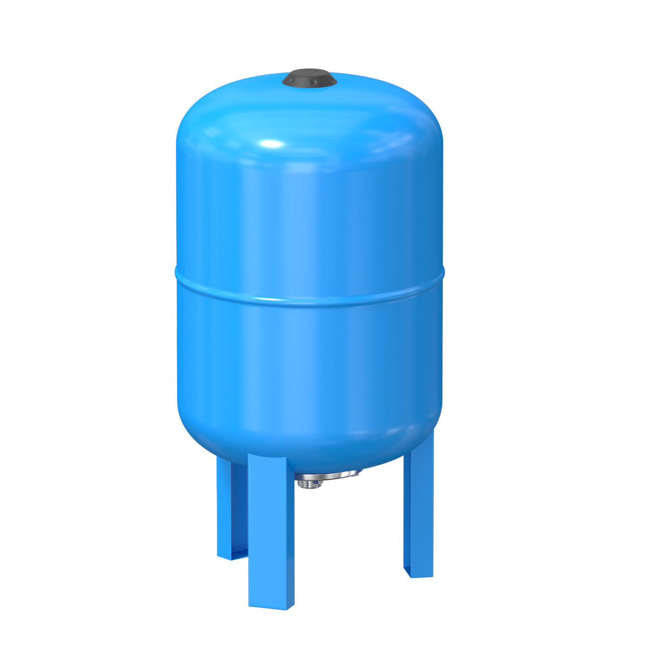 Гидроаккумулятор 50л KRATS (ножки L) вертикальный штуцер 1"
