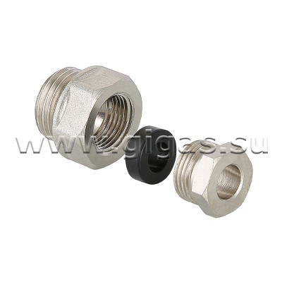 Переходник для греющего кабеля 1/2" (с набором уплотнителей) Valtec (10/200)