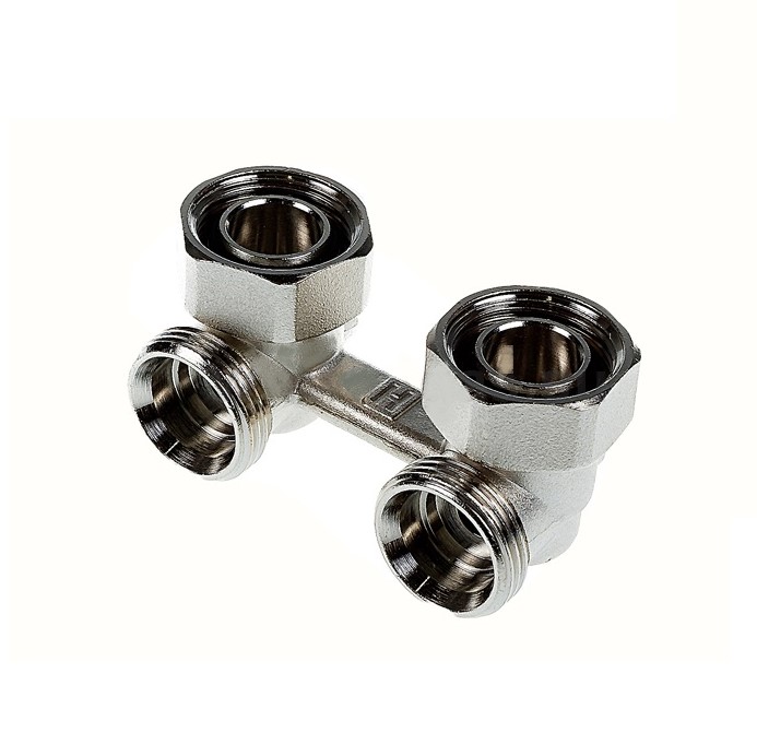 Узел нижнего подключения для радиатора угловой 3/4" х 3/4" EK шаровый Buderus