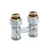 Узел нижнего подключения для радиатора прямой 12 х 34 евроконус ТИМ