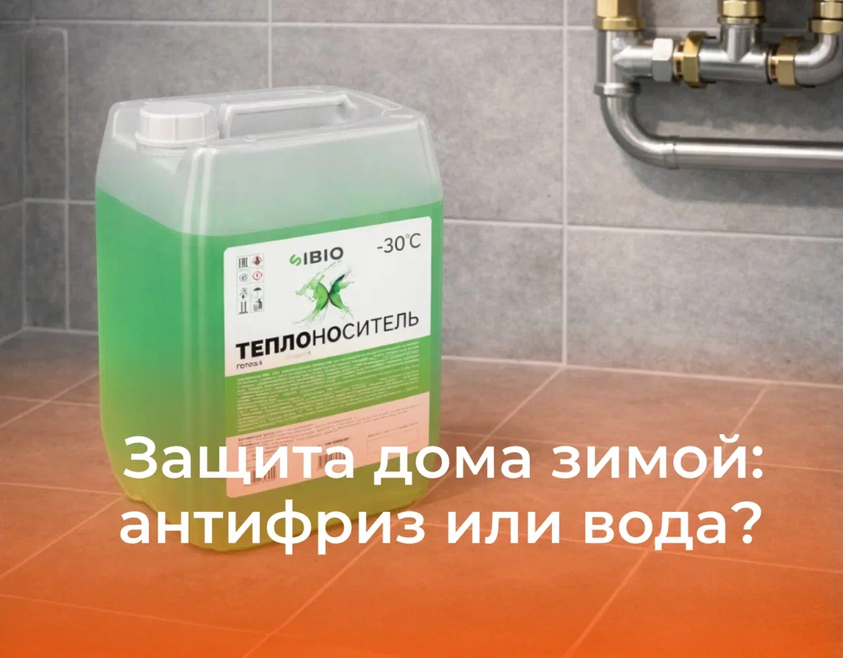 Антифриз или вода в системе отопления: как защитить дом от разморозки в морозы до −30 °C