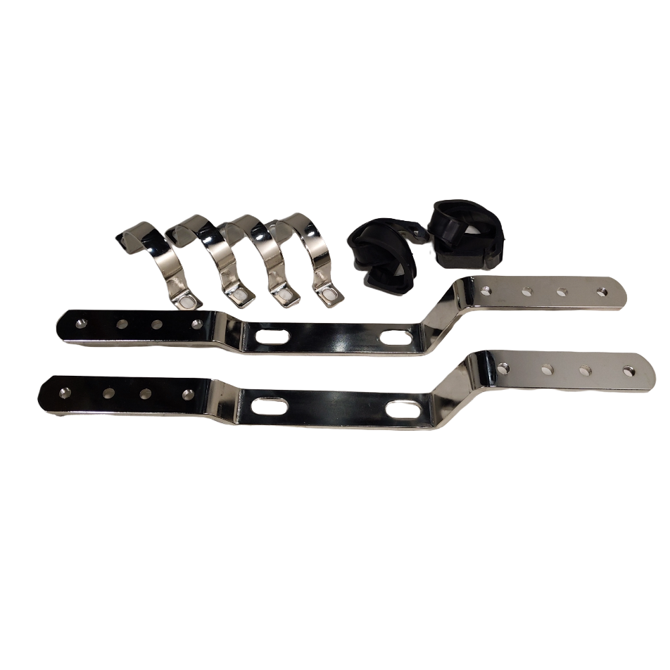 Пара кронштейнов для коллекторов универс. (3/4"-1") раздвижной TiM																														