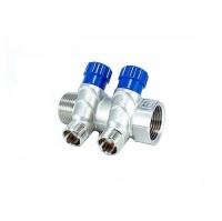 Коллектор с регул. вентилями, 1х2вых.12 нар.