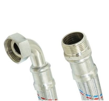 Гибкая подводка для воды угловая Гигант 1"  50 см ВН-НР TIM