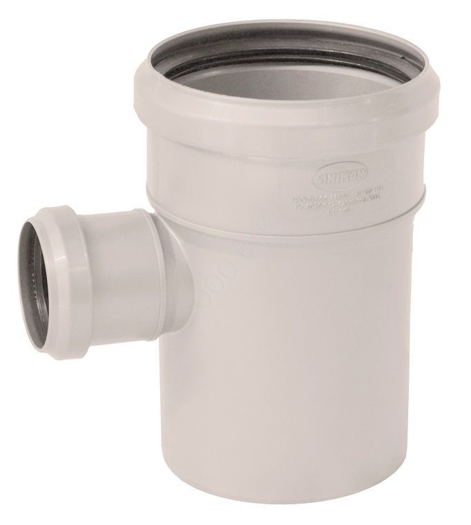 Тройник ПП D 110/050*87º СИНИКОН Белая Комфорт (20шт/упак)