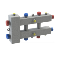 Разделитель гидравлический GROSSETO ГРМ-3Н-60 ( аналог Севера М2+1) серебро