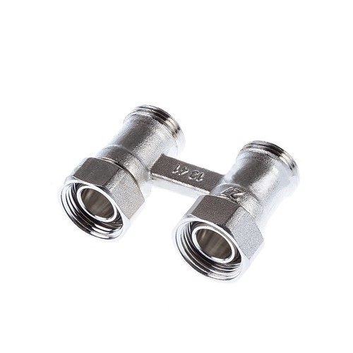 Узел нижнего подключения для радиатора прямой 3/4" х 3/4"  (стар.7738306459) Buderus