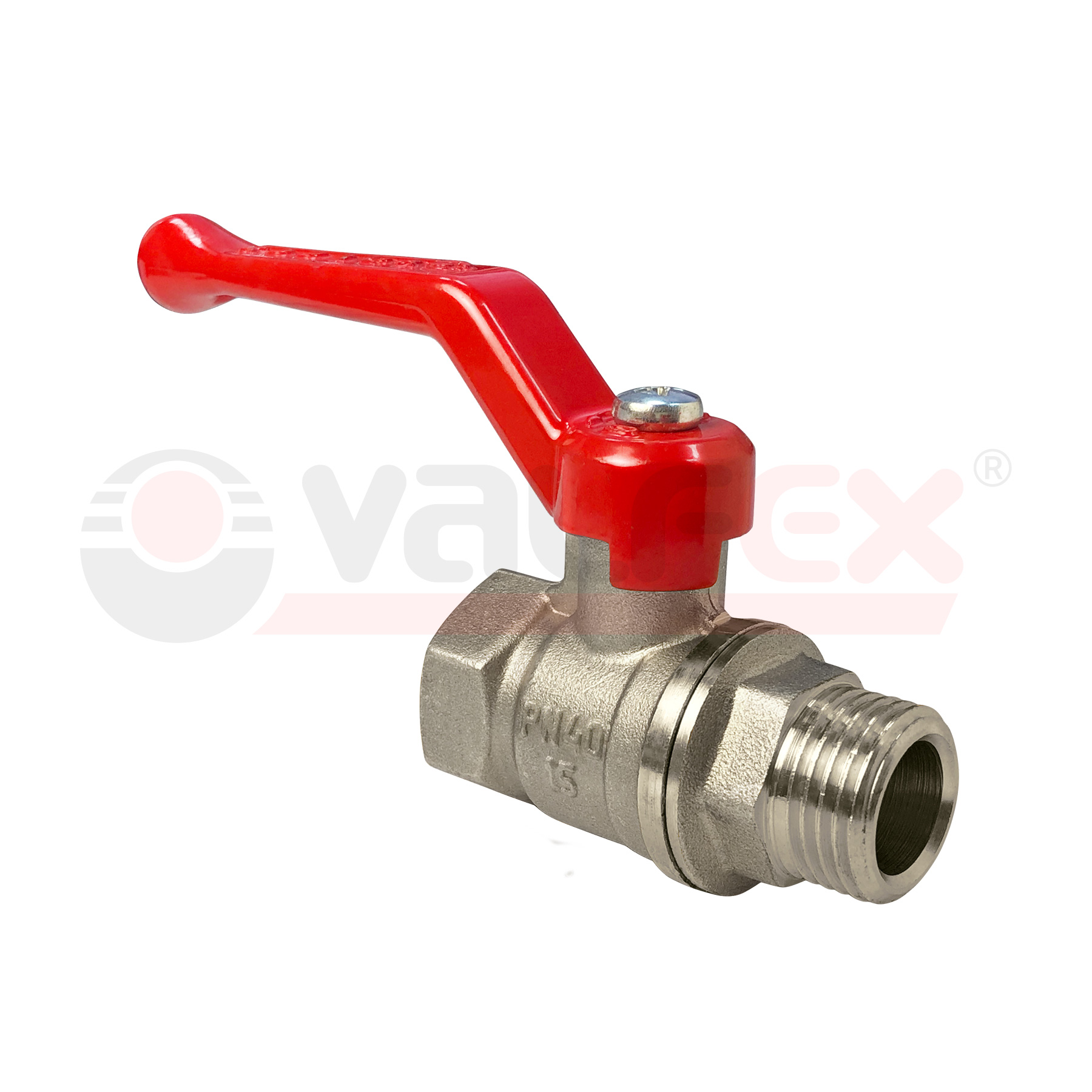 Кран шаровой 1 1/4" ВН-НР рычаг VALFEX (16/4 шт/уп)