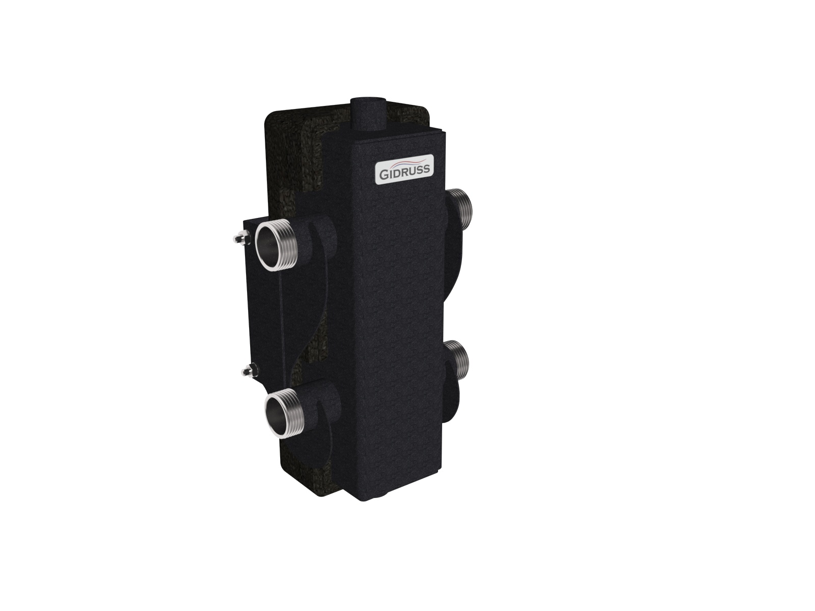 Разделитель гидравлический GR-60-25.EPP до 60 кВт, G 1″ c термоизоляцией Gidruss