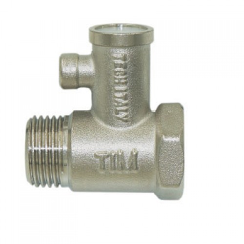 Клапан предохранительный для бойлера 1/2" (до 7 бар) без ручки TIM