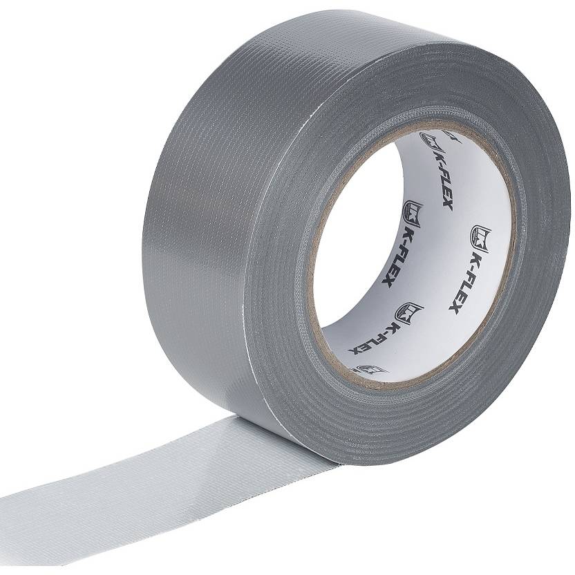 Лента самоклеящаяся армированная 48ммх50м серая K-FLEX DUCT 1604H
