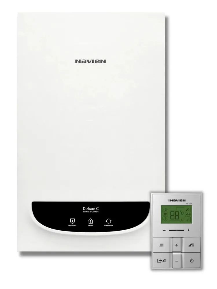 Котел Газовый Navien Deluxe Comfort 40кВТ 2к настенный Turbo