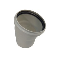 Отвод ПП D 110 15 СИНИКОН Белая Комфорт