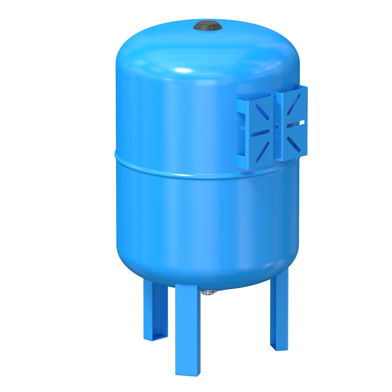 Гидроаккумулятор100л KRATS (ножки S, площадка) горизонтальный штуцер 1"