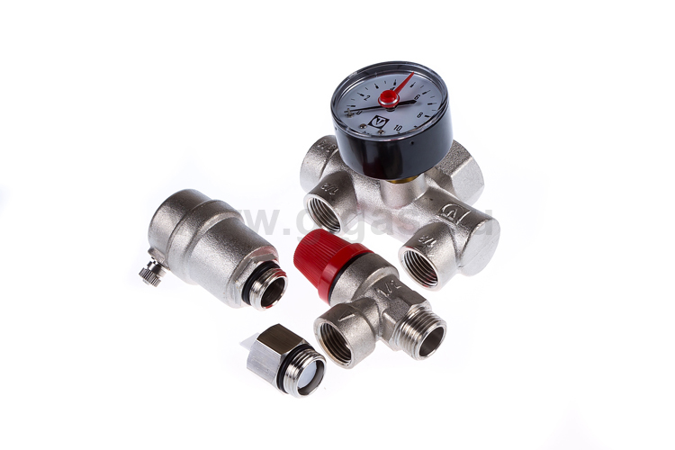 Группа безопасности котла 1" 3 бар латунный корпус  Valtec