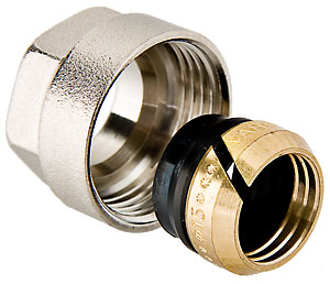 Фитинг коллекторный 15 (1,0) мм х 3/4" Евроконус для медной трубы Valtec (уп.40/320)