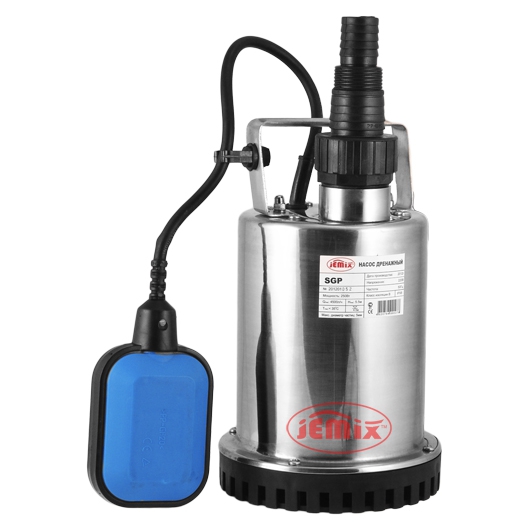 Насос погружной дренажный 120/8 JEMIX нерж. сталь мощность 400Вт (SGP-400)