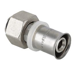 Соединитель коллекторный пресс для м./п. трубы 16(2,0) х 1/2"  (10/260) Valtec