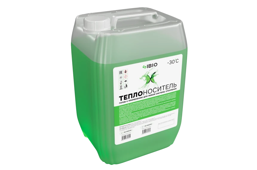 Теплоноситель Sibio 30 10 кг (пропиленгликоль) до -30 град. (100шт/паллета)