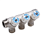 Коллектор с регул. вентилями, 3/4х2выхода 1/2" нар. AQUALINK