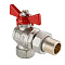 Кран шаровой угловой с американкой 1/2" ВН-НР бабочка BASE ГОСТ Valtec (уп.16/160)