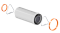 Удлинитель дымохода коаксиальный 60/100 L 250мм KRATS