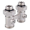 Узел нижнего подключения для радиатора прямой 1/2" х 3/4" EK шаровый AQUALINK