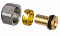 Зажимной адаптер Flex латунный PE-X 20x2,0-3/4"ВР Евроконус USYSTEMS