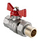 Кран шаровой с американкой 1/2'' ВН-НР бабочка ГОСТ BASE Valtec (уп.10/160)